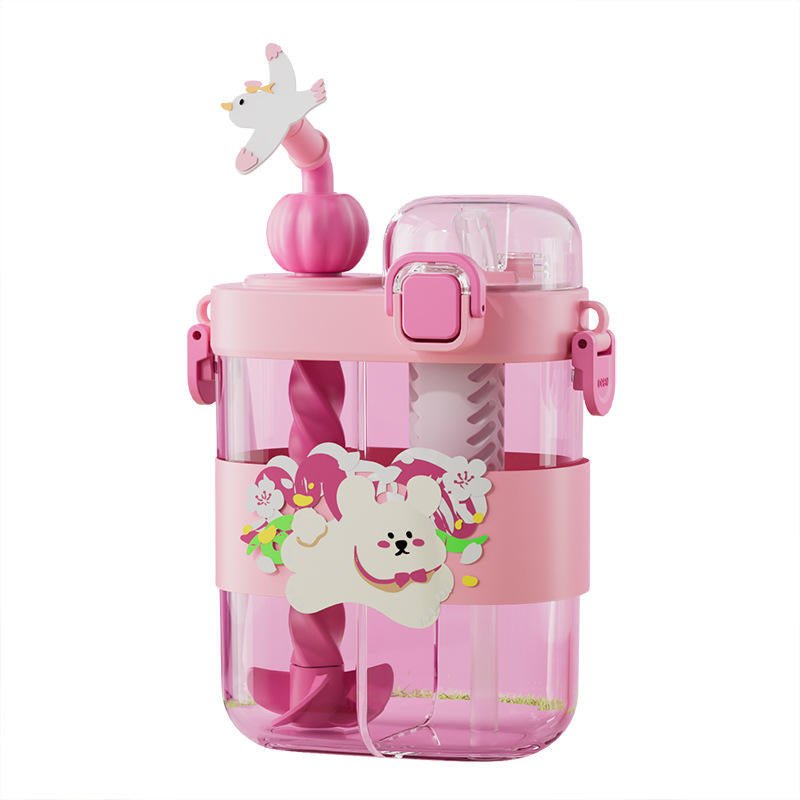 2 in 1 mini water bottle for Kids - ZEEBLENDZ.PK