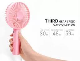 High Quality Mini Hand Held Fan , Battery 🔋 Backup 3 to 4 Hour - ZEEBLENDZ.PK